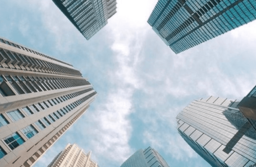 Skyscrapers from below