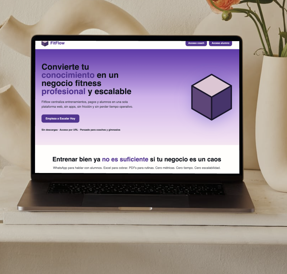 FitFlow — Gestión para entrenadores
